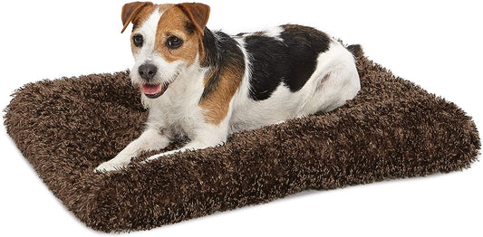 Small Quiettime Deluxe Coco Chic Pet Bed, Ultra-Soft & Overstuffed, Machine Washable, Fits 24-Inch Crate